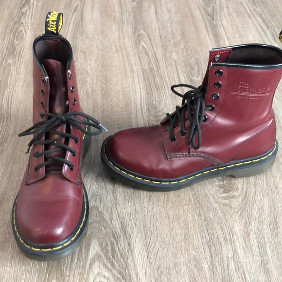 Dr. Martens Shoes - Dr. Martens ‘1460 W’ Boot in Cherry